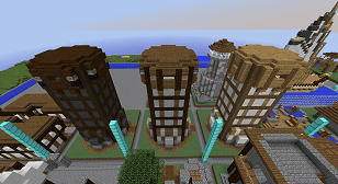 Minecraft Civcraft Medieval Towers