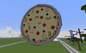 Minecraft Pizza ~By hiddenrisk