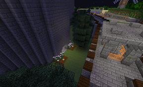A Peculiar Shrubbery on Minecraft Towny PVE Server