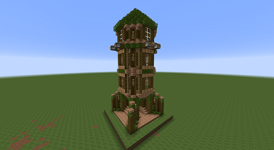 Minecraft Civcraft Elven Arrow Tower