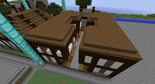 Minecraft Civcraft Medieval Cottage
