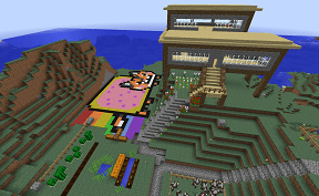 A Quaint Little Town on Towny Minecraft PVE Server